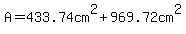A=433.74cm%5E2%2B969.72cm%5E2