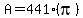 A=441%28pi%29
