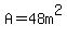 A=48m%5E2