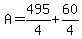A=495%2F4%2B60%2F4