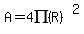 A=4PI%28R%29%5E2