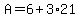 A=6%2B3%2A21