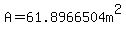 A=61.8966504m%5E2
