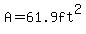 A=61.9ft%5E2