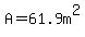 A=61.9m%5E2