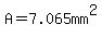 A=7.065mm%5E2