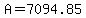 A=7094.85
