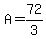 A=72%2F3