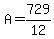 A=729%2F12