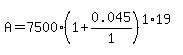 A=7500%281%2B0.045%2F1%29%5E%281%2A19%29