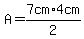 A=7cm%2A4cm%2F2