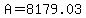 A=8179.03