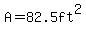 A=82.5ft%5E2