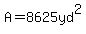 A=8625yd%5E2