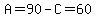 A=90-C=60