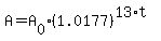 A=A%5B0%5D%2A%281.0177%29%5E%2813%2At%29