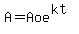 A=Aoe%5E%28kt%29