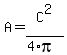 A=C%5E2%2F%284%2Api%29