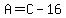 A=C-16