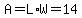 A=L%2AW=14
