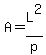 A=L%5E2%2Fp