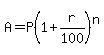 A=P%281%2Br%2F100%29%5En