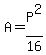 A=P%5E2%2F16