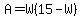 A=W%2815-W%29
