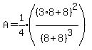 A=expr%281%2F4%29%28%283%2A8%2B8%29%5E2%2F%288%2B8%29%5E3%29
