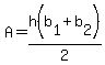 A=h%28b%5B1%5D%2Bb%5B2%5D%29%2F2