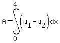 A=int%28%28y%5B1%5D-y%5B2%5D%29%2Cdx%2C0%2C4%29