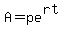 A=pe%5E%28rt%29