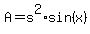 A=s%5E2%2Asin%28x%29
