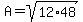 A=sqrt%2812%2A48%29