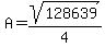 A=sqrt%28128639%29%2F4%29