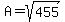 A=sqrt%28455%29