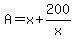 A=x%2B200%2Fx