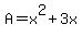 A=x%5E2%2B3x