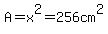 A=x%5E2=256cm%5E2