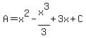 A=x%5E2-x%5E3%2F3%2B3x%2BC%29