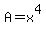 A=x%5E4