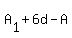 A%5B1%5D%2B6d-A%7B1%5D-3d=64%2F9-24
