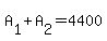 A%5B1%5D%2BA%5B2%5D+=+4400