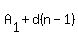 A%5B1%5D%2Bd%28n-1%29