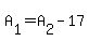 A%5B1%5D=A%5B2%5D-17