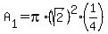 A%5B1%5D=pi%2A%28sqrt%282%29%29%5E2%281%2F4%29