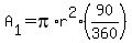 A%5B1%5D=pi%2Ar%5E2%2890%2F360%29