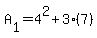 A%5B1%5D+=+4%5E2%2B3%287%29