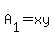 A%5B1%5D+=+xy