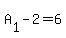 A%5B1%5D-2=6